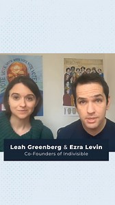 Indivisible’s Leah Greenberg and Ezra Klein lay out what’s at stake and how supporters like you can help us fight back against the new administration’s unconstitutional, cruel, and chaotic power grab. Please watch their short message and consider chipping in to fuel the vital work ahead to defy Trump, block his authoritarian agenda, and ultimately win. Paid for by Indivisible Project (indivisible.org). | Indivisible Guide