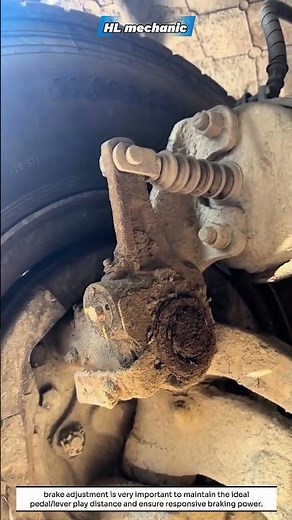 brake adjustment #adjustment #brakesystem #repair #mechaniclife