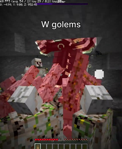 Wither VS iron golem #minecraft #wither #minecraftwither #irongolem #minecraftfunny #golem