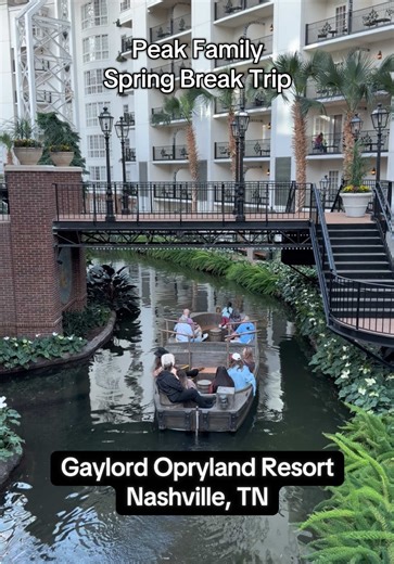 Peak Family Spring Break Resort! You won’t believe how massive this resort is & all the amenities & activities it has on site for both kids & parents! 💫 It’s so massive with so much to do that it has its own app! 😲 #tiktokgofamilystays #nashville #resort #indoorwaterpark #allinclusive @Marriott Hotels @Marriott Bonvoy @Gaylord Hotels by Marriott