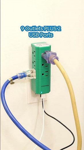 Tech Impressions 2-Pack Swivel Power Strips for Up to 11 Devices | HSN