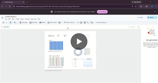 #dataanalytics #dashboard #lookerstudio #learning #datavisualization #internship | p D