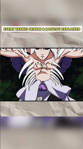 Kimimaro Shikotsumyaku in Naruto Explained #anime #naruto