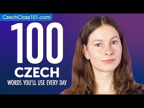 100 Czech Words You'll Use Every Day - Basic Vocabulary #50