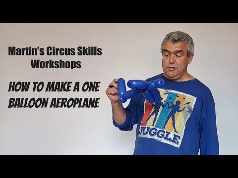 Balloon Models - One balloon Aeroplane.