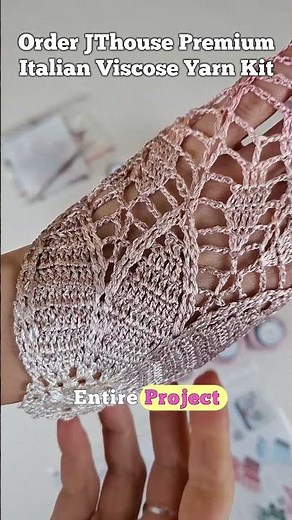 Premium Italian Viscose Yarn Kit by JThouse