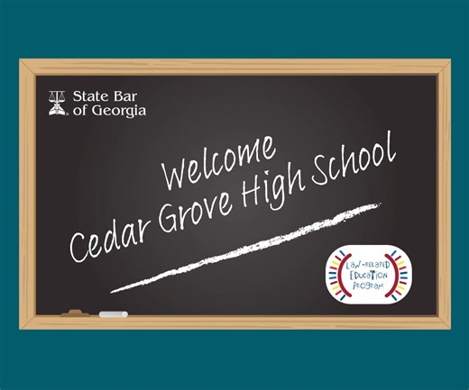 We have Cedar Grove High School here today from DeKalb County for their #JourneyThroughJustice! https://buff.ly/2nHAfa8 | State Bar of Georgia