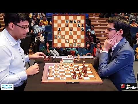 Anish Giri fights the Italian and Vishy Anand | Tata Steel Chess India Rapid 2019