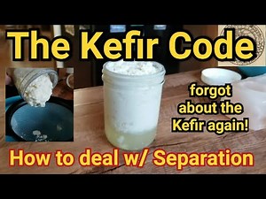 Seperation! Left kefir out all night - whey reduction method, thick kefir