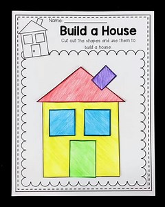 BUILDING WITH SHAPES👷‍♀️ There’s a reason why most curriculums call for students to use shapes to build with or to compose other shapes with. Activities such as these help to enhance students’ visual skills and improves their geometric ‘imagination’. This activity is part of my 2D and 3D shape worksheet packet. I’ll add the link https://www.teacherspayteachers.com/Product/2D-and-3D-Shapes-Worksheets-MEGA-PACK-6052164 💗 | My Teaching Pal