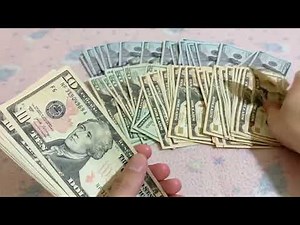 [ASMR] money counting sounds | sounds for relaxing