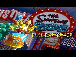 The Simpsons Ride Full Experience at Universal Studios Orlando