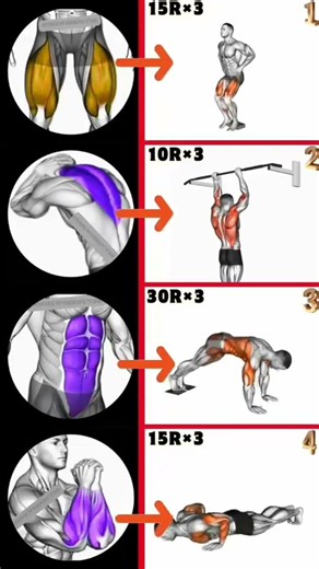 Full Body Fat Burning Workout 🔥 30 Reps Challenge At Home