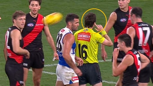 AFL umpire changes call on controversial free kick