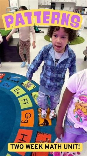 Movement patterns! Pop It Patterns! Goldfish patterns! This Math It Up! Patterns unit has it all! Detailed lesson plans to save you planning time. Hands-on, interactive lessons to help kids understand, make, extend, and name patterns. Worksheets for extra practice. Math dialogue. FUN! Comment PATTERNS for a link! | Kindergarten Smorgasboard