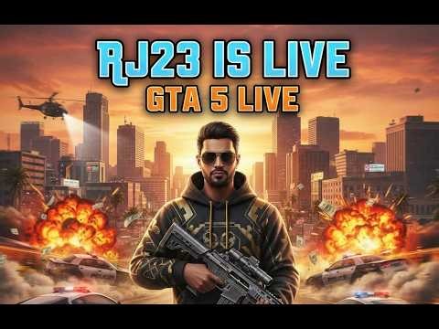 GTA V LIVE 🔥 | INSANE Action, 5-Star Chase & Full Entertainment #gta5 RJ23 IS LIVE