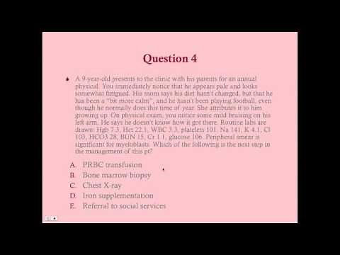 Hematology Review Questions - CRASH! Medical Review Series