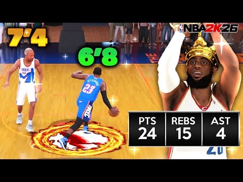 This 6'8 SF Can TERRORIZE 7'4 Centers In The Rec on NBA 2K26