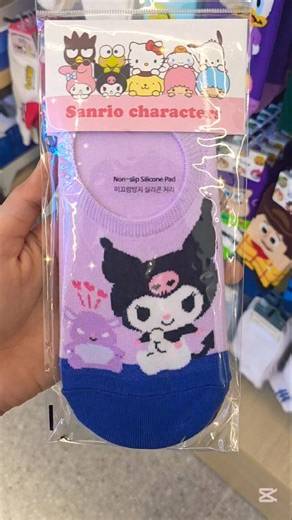 Stepping into Sanrio with the cutest socks 🧦💜
