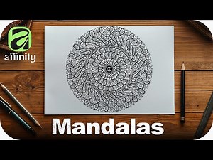 Creating Mandalas in Affinity – Symmetry, Creative Patterns & Precise Drawing | Tutorial [German]