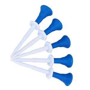 [Hot Item] White Plastic Rubber Top Golf Tees