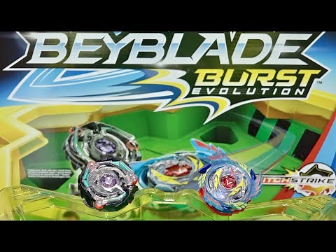 BEYBLADE BURST EVOLUTION! Star Storm Battle Set Unboxing & Review - Genesis Valtryek V3 & Satomb S3