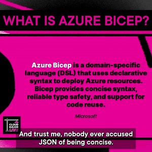Get familiar with #Azure Bicep and what it offers. 💪 | Pluralsight