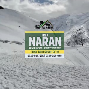 Visit Naran Shogran Before Ramzan 2019 Package Cost From Lahore 9000/= only Package Cost From Islambad 8500/= only Book Now | 0335-5057535 | 0317-0571979 051-2360713 (11 am - 7 pm) |DETAILED ITINERARY| Day 00 -Departure from Lahore: 01:00 am Day 01 -Breakfast at islamabad -Continue journey towards Balakot -Short stay in route at Kunhaar River -Arrival at Kewaai 02:00 pm -Short stay at Kewaai waterfall -Arrival Naran in the evening -Dinner at hotel -Overnight stay at Naran Day 02 -Breakfast at Ho