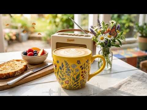 Happy Spring Jazz ~ Morning April Jazz Cafe Music & Delicate Bossa Nova Piano for Stress Relief