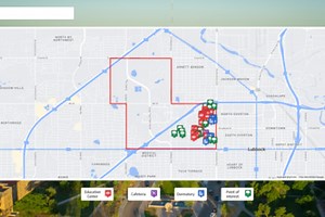 Texas Tech Map Website