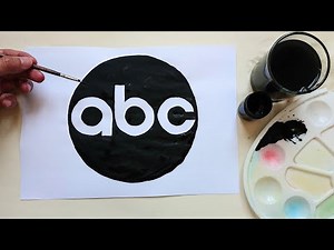 cómo dibujar el logotipo de abc/how to draw abc logo