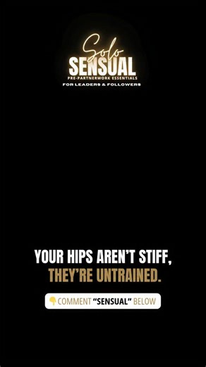 Most dancers think stiff hip movement is a permanent problem. It’s not. Your body just hasn’t been trained to move that way yet. If your torso sways every time your hips move, that’s completely normal. It just means you’re moving everything together instead of isolating one part at a time. Clean hip movement starts with isolations, learning how to move your hips while keeping your torso still. It’s simple practice, not talent. If you want to learn the basics of hip isolations so your movement lo
