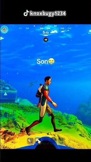 Wait, how is he doing that?? 😭🌊🚶