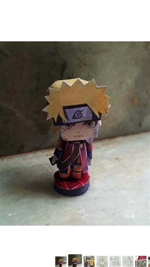 NARUTO UZUMAKI paper craft.......