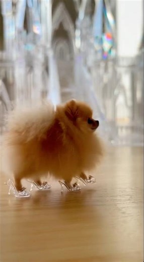 I gave my dog ​​a giant crystal castle! 😱🏰👑