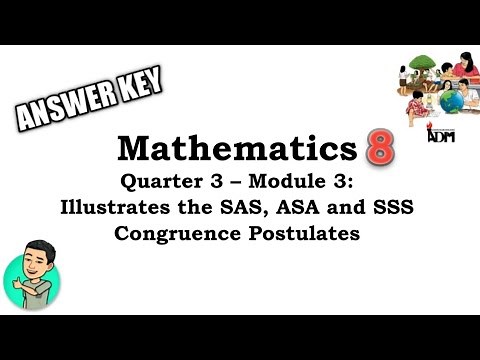 Mathematics 8 Quarter 3 - Module 3 ANSWER KEY
