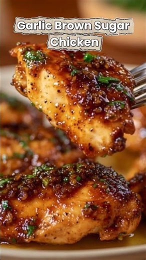 Garlic Brown Sugar Chicken #food #recipe #reels #cooking