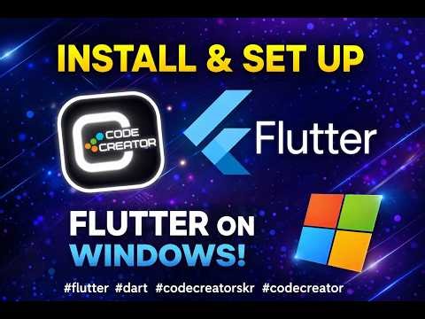 How to Install and Setup Flutter on Windows | Full Step by Step Tutorial | #3 | Hindi