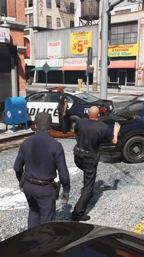 I Tricked REAL Cops as a FAKE Officer in GTA 5 | 👮🥸#shorts #gta5 #gta #mrleon333