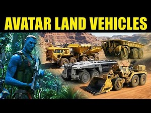 Avatar RDA Vehicles : Hell Truck (Mine Truck), Haul Truck, D-22 Bulldozer, DD40 Loader + GAV Swan