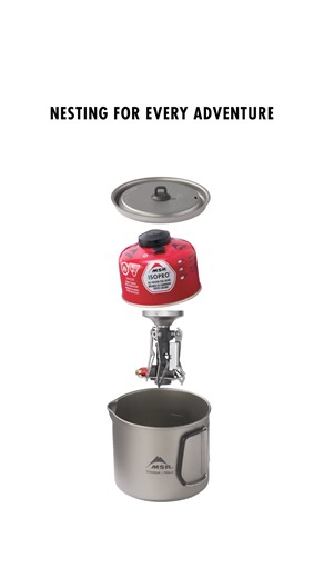 Gram counters, rejoice. The Titan titanium collection is now lighter, more packable and better than ever. | MSR - Mountain Safety Research