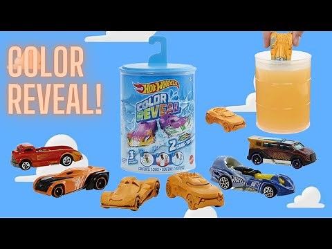 Hot Wheels Color Reveal Vehicles Color Change 2 1:64 Cars! #ColorReveal #HotWheels #unboxing