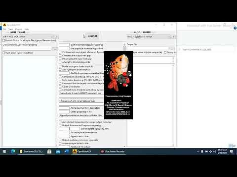 OpenBabel sdf to mol2 files conversion (File Preparations for molecular docking)
