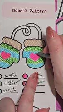 How to draw a sweater knit pattern tutorial on my youtube channel @sophiecolours now! #howtocolor