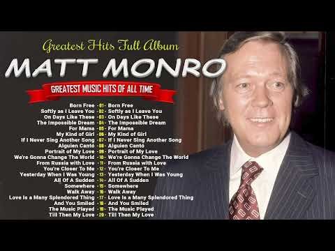 Matt Monro Greatest Hits Full Album | Matt Monro Best Of Playlist 2026