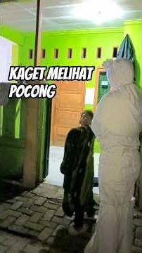 pocong bikin kaget anak kecil