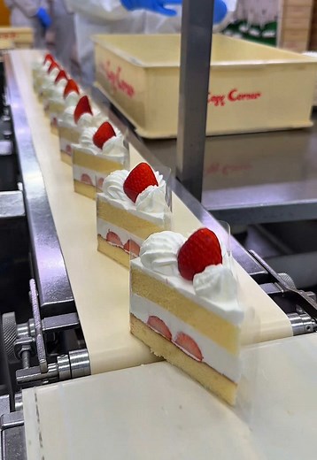 コージーコーナーの苺ショートケーキ制作密着
