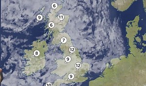 BBC Weather: Carol Kirkwood forecasts drop in temperatures