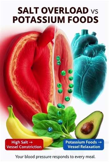 Salt Overload vs Potassium Foods: What Happens to Your Heart