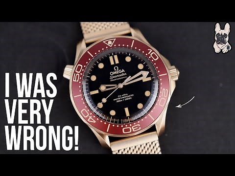 New 2025 Omega Seamaster 300M Bronze Gold Watch Review